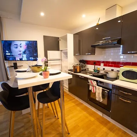 Kelys Residentiel T2 Premium Jacuzzi Terrasse Apartment Boulogne-sur-Mer