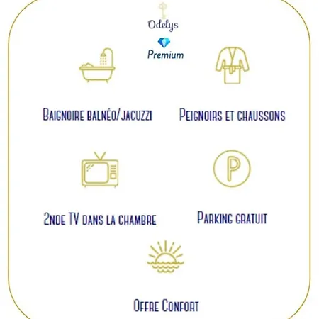 Kelys Residentiel T2 Premium Jacuzzi Terrasse * Boulogne-sur-Mer